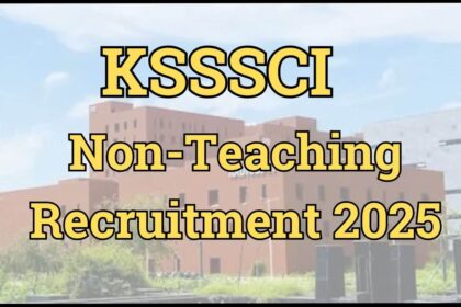 Kalyan Singh KSSSCI Non- Teaching Recruitment 2025