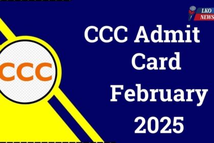 CCC Admit Card February 2025