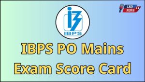 IBPS PO Mains Exam Score Card