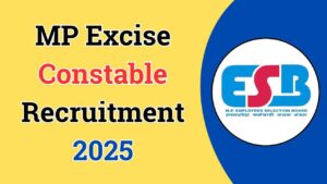MP Excise Constable Recruitment 2025