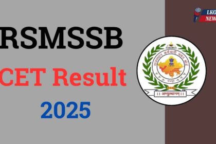 RSMSSB CET Result 2025