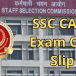 SSC CAPF Exam City Slip