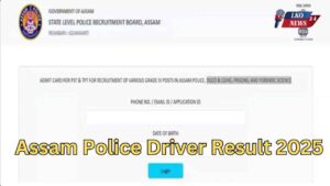Assam Police Driver Result 2025