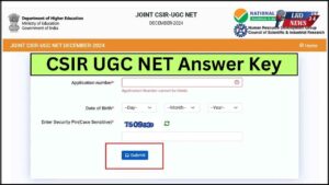 CSIR UGC NET Answer Key