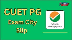 CUET PG Exam City Slip