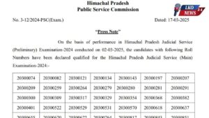 HPPSC Mains Exam 2025