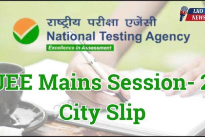 JEE Mains Session- 2 City Slip
