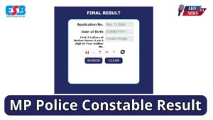 MP Police Constable Result