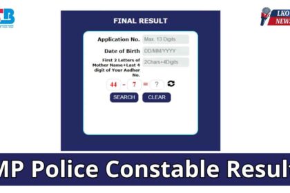 MP Police Constable Result