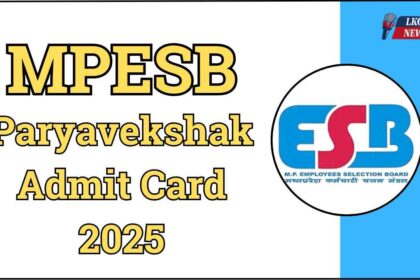 MPESB Paryavekshak Admit Card 2025