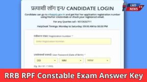 RRB RPF Constable Exam Answer Key