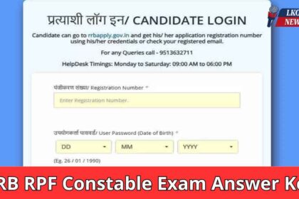 RRB RPF Constable Exam Answer Key
