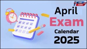 April Exam Calendar 2025