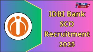 IDBI Bank SCO Recruitment 2025