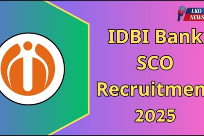 IDBI Bank SCO Recruitment 2025