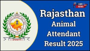 Rajasthan Animal Attendant Result 2025