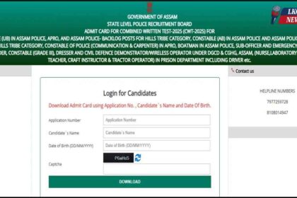 SLPRB Admit Card 2025